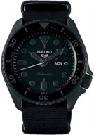 ⌚ seiko srpd79 seiko sports 5 black men's watch - 42.5mm stainless steel логотип