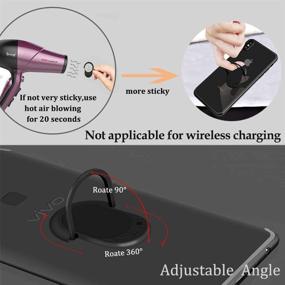 img 1 attached to 📲 Universal Rotating Finger Holder for Ultra-Thin Smartphones