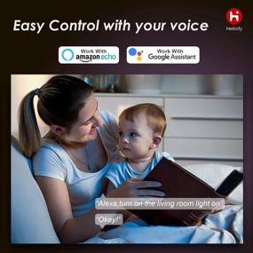 img 1 attached to 💡 Helloify BR30 Color-Changing LED Bulb 2700K-6500K