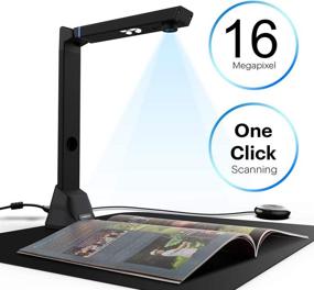 img 3 attached to 📚 VIISAN Portable A3 Size Book & Document Scanner with Foldable HD 16MP Overhead Fast Scanning for Teachers, Office, and Mac & Window Compatibility, Multi-Language Detection, and Auto-Flatten Technology