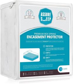 img 4 attached to 🛏️ L'COZEE Assure Sleep – Twin Size Premium Box Spring Encasement Cover