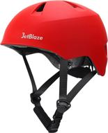 adjustable kids bike helmet by jetblaze – ideal multi-sport helmet for boys 🚴 and girls aged 3-8 years old, from toddler to youth – available in 2 sizes logo