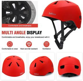 img 3 attached to Adjustable Kids Bike Helmet by JetBlaze – Ideal Multi-Sport Helmet for Boys 🚴 and Girls Aged 3-8 Years Old, from Toddler to Youth – Available in 2 Sizes