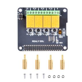 img 2 attached to 🔌 GeeekPi Raspberry Pi Expansion Board 4 Channel Relay Board - электромеханический реле питания для Raspberry Pi 4B, 3B+, 3/2B (без программирования/программируемый)