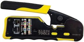 img 4 attached to Klein Tools VDV226-110 Ratcheting Crimper/Stripper/Cutter for RJ11/RJ12 & RJ45 Connectors