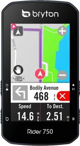 img 1 attached to 🚴 Bryton Rider 750 GPS Bike/Cycling Computer - USA Map Edition, Color Touchscreen, Maps & Navigation, Smart Trainer Workout, Radar Support, 20-hour Battery, E-Bike Compatibility, ANT+ Sensor Support