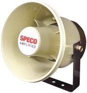 aspc20 weatherproof amplified speaker deterrent logo