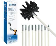 🔌 fette appliance - 12 ft flexible dryer vent cleaning kit with synthetic brush head: use with or without power drill logo