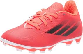 img 4 attached to Adidas Speedflow 4 гибкие футбольные бутсы для девочек, с подошвой для игры на различных поверхностях