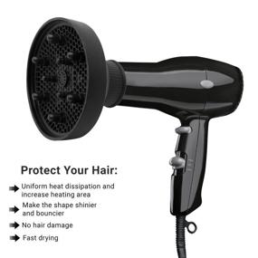 img 2 attached to Universal Diffuser Hair Dryer Professional