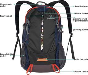 img 3 attached to Backpack Women Water Resistant LightWeight Suitable Outdoor Recreation and Camping & Hiking