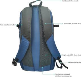 img 2 attached to Backpack Women Water Resistant LightWeight Suitable Outdoor Recreation and Camping & Hiking