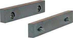 img 3 attached to 🔩 PANAVISE 353 Plated Steel Jaws (pair) with screws, compatible with 301, 303, 304, and 381