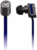 наушники mizco eku-lce-bl ecko lace stereo earbud: премиум-звук с микрофоном на проводе - синие логотип