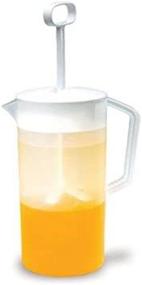 img 1 attached to 🍶 Rubbermaid Mixing Pitcher 2 Qt. Translucent White - Convenient and Versatile Kitchen Essential