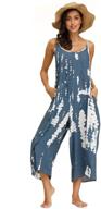 👗 wexcen jumpsuits: stylish spaghetti sleeveless rompers for women's clothing logo