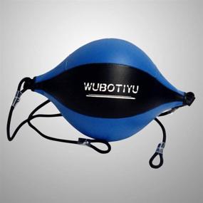 img 2 attached to 🥊 VORCOOL Double-end Bag Boxing Ball Speed Bag Speed Training for Punching MMA Workout Exercise Agility Training (Black and Blue)