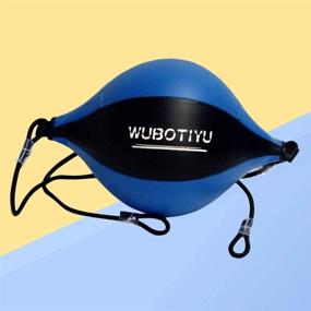 img 3 attached to 🥊 VORCOOL Double-end Bag Boxing Ball Speed Bag Speed Training for Punching MMA Workout Exercise Agility Training (Black and Blue)