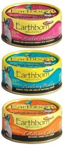 img 1 attached to 🐱 Earthborn Holistic Wet Cat Food Variety Pack - 3 Flavors (Catalina Catch, Harbor Harvest, Monterey Medley) - 3 oz Each (12 Total Cans)