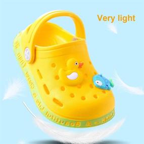 img 1 attached to JUXI Toddler Cartoon Slippers Numeric_5 Apparel & Accessories Baby Girls in Shoes