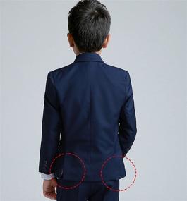 img 3 attached to Stylish and Vibrant YuanLu Formal Suits Dresswear for Boys