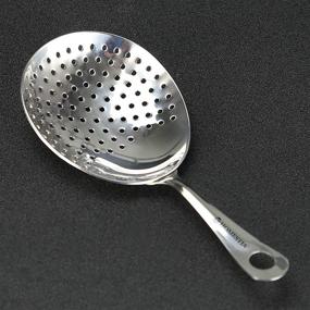 img 1 attached to 🍸 Homestia Stainless Steel Cocktail Strainer Set - Premium Bar Tool Accessories for Drinks and Decor, includes Hawthorne Strainer, Julep Strainer, and Fine Mesh Strainer (Silver)