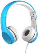 🎧 наушники lilgadgets connect+ style kids premium с ограниченным уровнем громкости, с функцией shareport и встроенным микрофоном - синие логотип