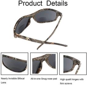 img 2 attached to Hyyiyun UV Protection Bifocal Reading Sunglasses for Men and Women, Ideal for Sports and Outdoor Activities, Sun Reader with 2 Pairs