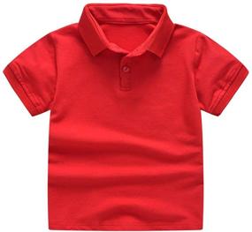img 4 attached to TENMET Toddler Shirts Sleeve Button Boys' Clothing in Tops, Tees & Shirts