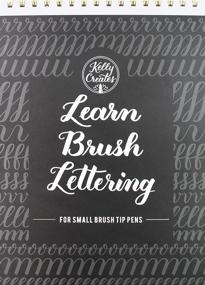img 1 attached to Enhance Your Brush Lettering Skills with Kelly Creates 122 Sheet Small Brush Workbook, Multicolor