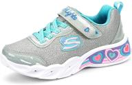 skechers girls footwear lighted sneaker girls' shoes logo