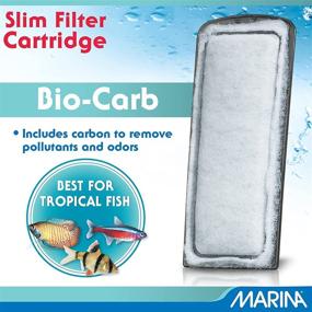 img 2 attached to 🔍 Enhanced Filtration with Marina Slim Filter Carbon Plus Ceramic Cartridge