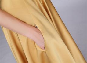 img 1 attached to Honey Qiao Length Orange Dresses Women's Clothing in Dresses