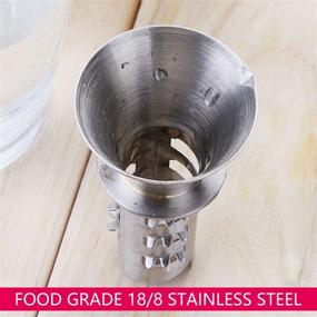 img 1 attached to 🍋 Top-Rated Utensils Stainless Steel Manual Lemon Juicer Squeezer Reamer 18/8 Stainless Steel Handheld Citrus Juicer and Lemon Pourer (1)