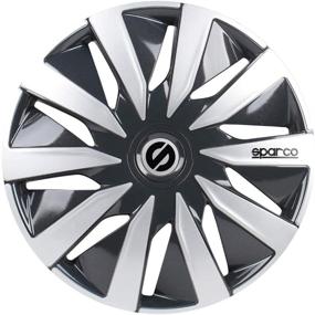 img 3 attached to Колпаки на колеса Sparco 15 Inch Silver