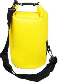 img 3 attached to 🌊 Aquafree Waterproof Dry Bag - 2L, 5L, 10L, 20L, 30L, with Adjustable Shoulder Strap - Ideal for Swimming, Kayaking, Boating, Rafting, Sailing, Canoeing, SUP, Fishing, Surfing, Diving, Snorkeling, and Water Sports