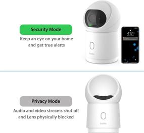 img 1 attached to Kamia 2K Indoor Security Pet Dog Camera DejavuCam PT,4MP 30FPS Panoramic View Control WiFi Baby Monitor with On-Device AI, 2 Way Audio, Night Vision, Motion Tracking, Alexa Compatibility, Gesture Control+