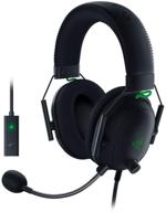 🎧 razer blackshark v2 gaming headset: thx 7.1 surround sound - 50mm drivers - detachable mic - pc, ps4, nintendo switch - usb dac - classic black logo