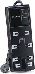 img 2 attached to 💡 CyberPower CSB808 Essential Surge Protector: 8 Outlet Power Strip, 1800J/125V, 8ft Cord