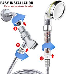 img 3 attached to PRUGNA Vitamin Pressure Handheld Showerhead