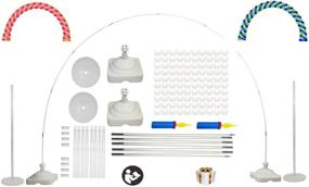 img 4 attached to 🎈 LANGXUN Комплект для создания гигантской арки из воздушных шаров и стойка для колонны из шаров для дней рождения, свадеб, мероприятий, вечеринок и выпускных - Припасы и декорации