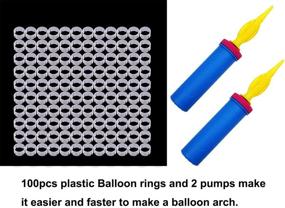 img 1 attached to 🎈 LANGXUN Комплект для создания гигантской арки из воздушных шаров и стойка для колонны из шаров для дней рождения, свадеб, мероприятий, вечеринок и выпускных - Припасы и декорации