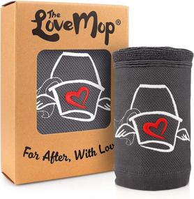 img 4 attached to 💑 Love Mop Premium Cotton Sex Towel - Ultimate Naughty Gift for Bachelorette, Wedding, Bridal Shower & More - Couples, Anniversary, Valentines Day - Grey