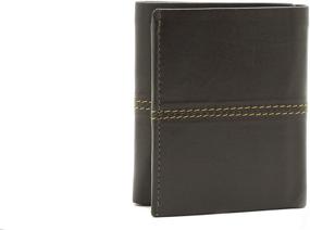 img 3 attached to Genuine Leather Bifold Wallet for Men – Classic Accessories, Card Cases & Money Organizers