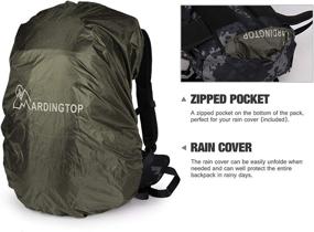 img 2 attached to Mardingtop 40L Tactical Backpack for Camping, Hiking, Military, and Traveling with Rain-cover