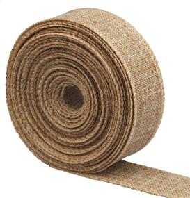 img 3 attached to Soophen Inches Burlap Ribbon Spool