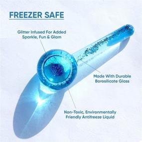 img 2 attached to 🧊 Freezer Safe Facial Ice Globes - Daily Beauty Routines, Tighten Skin, Reduce Puffiness and Headaches, Enhance Circulation and Complexion