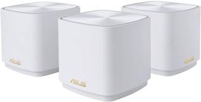 img 3 attached to 📶 ASUS ZenWiFi AX Mini Mesh WiFi 6 Система (AX1800 XD4 3PK) - Полное покрытие всего дома до 4800 кв.фт и 5+ комнат, AiMesh, Белая