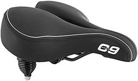 img 3 attached to 🚲 Sunlite Cloud-9 Gel Sofa Bicycle Suspension Cruiser Saddle in Black