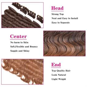 img 2 attached to Pre Feathered Hybrid Synthetic Extensions Braiding